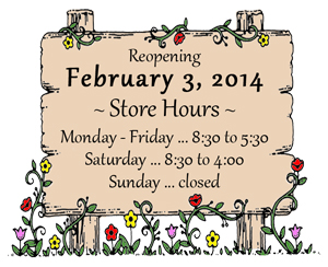 Trinity Nursery Store Hours